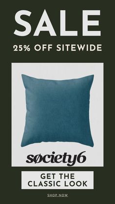 an advertisement for the sale of pillows