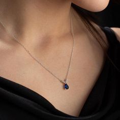 Nobility. Joy. Truth. Of the maximum alluring, the sapphire birthstone functions wonderful readability and hardness. September birthstone necklaces, earrings and different sapphire rings function velvety-blue tones • Finish: 18K Gold Plated 925K Sterling Silver • It's dainty and can be worn every day • A special piece you'll treasure • High quality materials and attention to detail • Our jewelry is designed With 🖤️ In NY H O W ∙ T O ∙ O R D E R It’s easy as 1, 2, 3! 1. Select your loved option Fine Jewelry Sterling Silver Birthstone Necklace As Gift, Fine Jewelry Sterling Silver Birthstone Necklace, Sapphire Birthstone Necklace In Lab-created Sapphire, Sterling Silver Birthstone Necklace For Gift, Elegant Birthstone Necklaces With Lab-created Sapphire, Sapphire Birthstone Necklace With Lab-created Sapphire, Elegant Lab-created Sapphire Birthstone Necklaces, Elegant Birthstone Necklace With Lab-created Sapphire, Elegant Teardrop Pendant Birthstone Necklace For Anniversary