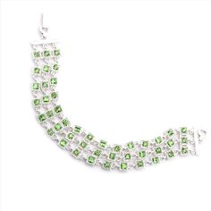 Silver Peridot Bracelet Peridot Bracelet, Bracelet, Silver