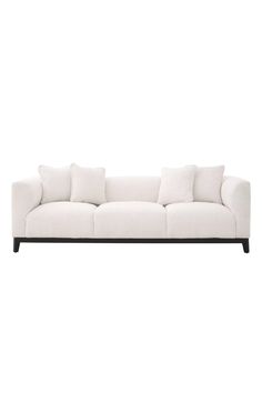 White Upholstered Modern Sofa | Eichholtz Corso | OROA.com Pastel Sofa, Book Architecture, Sofas For Living Room, Contemporary Couches, Sofa And Chairs, Velvet Lounge Chair, Velvet Lounge, Hospital Interior, Tamworth