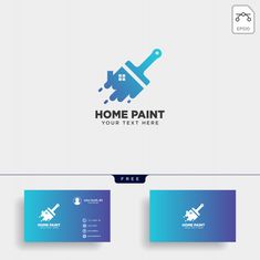 the logo for home paint is shown here