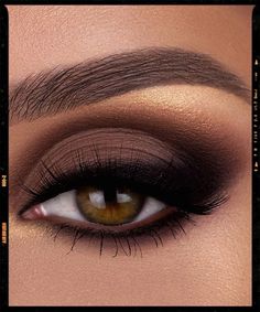 Beautiful brown smokey - Eye Makeup - Makeup Looks Inspiration Machiaj Smokey Eyes, Eye Makeup Images, Pretty Eye Makeup, Smokey Eye For Brown Eyes, Eye Makeup Pictures, Smink Inspiration, Eye Makeup Steps, Makijaż Smokey Eye