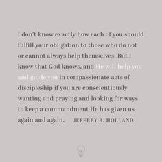 a quote from jeff holland about being afraid