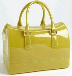 ♥♥♥ Furla Candy Bag, Furla Bags, Jelly Bag, Jaune Orange, Handbag Heaven, Boot Bag, Candy Bags, Mellow Yellow