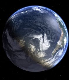 an image of the earth from space