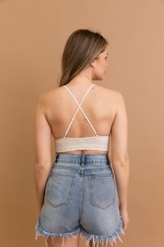 Get ready to add a touch of style to your summer wardrobe with our Floral Jacquard Scoop Neck Bralette! Perfect for any summer outfit, this bralette is also a must-have for your next vacation. Embrace a stylish and fun look with our soft and trendy design. Don't miss out on this cute addition to your closet! #lovemyleto 52% Nylon 40% Rayon 8% Spandex Imported