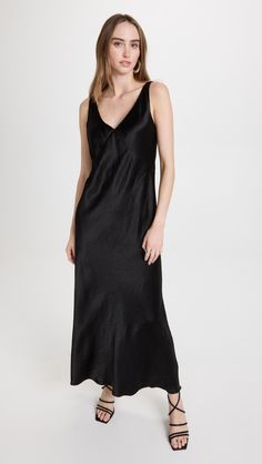 Fast Free Shipping & Free Returns on Vince V Neck Maxi Slip Dress at Shopbop. Shop new arrivals from Vince at Shopbop.com Layered Slip Dress, Vince Clothing, Maternity Wardrobe, Maxi Tops, Pregnancy Wardrobe, Top Design Fashion, V Neck Midi Dress, Maxi Slip Dress, Dress Crafts