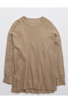 Aerie Waffle Oversized Crew Sweater Sweaters Cropped, Lauren Kay Sims, Happy December, Nordstrom Sale, Thermal Sweater, Oversized Sweaters, Chenille Sweater, Fall Winter Wardrobe