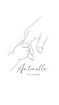 a drawing of two hands holding each other with the word appetiello on it