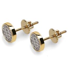 PRICES MAY VARY. 🌟Diamond screw stud earrings are a classic style that every men should have, regardless of age, but the type depends on your preference. We can supply multiple screw on earrings styles and colors. TOPGRILLZ diamond hoop earrings are suitable for men and women, they are comfortable and easy to wear. 🌟Perfect size: The gold earrings for men is prong setting with sparkle 5A+ zircons,The width is 7mm/0.27inch, and weight is 1.4g. 925 sterling silver screw nut backs is easy to adju Cute Earrings Studs, Earrings For Teens, Diy Earrings Dangle, Earrings Holder, Mens Earrings, Studs For Men, Silver Earrings Wedding, Rings Pandora, Ear Piercing Studs