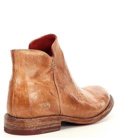 Bed Stu Yurisa Leather Block Heel Western Booties | Dillard's Business Boots With Textured Sole And Closed Toe, Calf Leather Boots With Flat Heel And Leather Lining, Womens Leather Booties, Western Booties, Bed Stu, Leather Block Heels, Fall Shoes, Autumn Outfit, Shoe Obsession