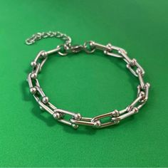 Whether You Are Wearing A Business Suit, Casual Outfit Or Bluejeans, You Will Look Tastefully Refined In This Men's Link Bracelet. Bracelet Made Of Titanium Steel, Bracelet Length: 7.5"+1.8" Extension Chain, Chain Width: 6mm, Weight: 20g(1.2oz). Perfect Gifts: This Bracelet Is Suitable For Most Occasions To Adds A Charm. It’s An Ideal Gift Choice For Friends, Families Or Yourself. Great Gift To Surprise Them On Father's Day, Christmas Day, Birthday, Valentines Day, Anniversary, Thanksgiving Day Casual Metal Chain Bracelet For Everyday, Casual Silver Chain Bracelet, Trendy Silver Chain Bracelet For Streetwear, Casual Metal Bracelets For Streetwear, Casual Metal Chain Link Bracelets, Casual Silver Bracelets For Streetwear, Silver Metal Grunge Bracelets, Casual Metal Jewelry For Streetwear, Grunge Silver Metal Bracelet