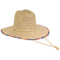 Lifeguard Hat with Multicolor Underbrim for Small Heads - Sunny Dayz™ Petite Hats Lifeguard Hat Sun N Sand Hats HK399 Natural Small (54 cm) Fun Flat Brim Sun Hat For The Beach, Fun Flat Brim Sun Hat For Beach, Adjustable Fun Wide Brim Straw Hat, Adjustable Fun Straw Hat For Vacation, Fun Adjustable Straw Hat For Vacation, Fun Fedora Sun Hat For The Beach, Fun Adjustable Brimmed Straw Hat, Fun Adjustable Straw Hat For Beach, Fun Brimmed Straw Hat For The Beach