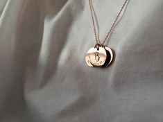 Custom Initial and Date Disc Necklace for mom, personalized jewelry, Engraved necklace, circle round initial pendant necklaces for women❤ If you want to add additional pendant, please check out this together.https://www.etsy.com/listing/871113780/additional-pendant?ga_search_query=additional&ref=shop_items_search_1&frs=1❤ 18" long chain But if you want shorter or longer chain, Just leave a note about this when you check out.     I will make that size.………………………………….❤ T H E ∙ O R A C L E ∙ Customizable Rose Gold Charm Necklaces With Round Pendant, Customizable Rose Gold Charm Necklace With Round Pendant, Customizable Rose Gold Round Pendant Charm Necklace, Customized Rose Gold Jewelry, Customizable Round Rose Gold Charm Necklace, Customized Rose Gold Necklaces, Round Pendant Jewelry For Best Friend Gift, Customized Rose Gold Necklace, Customized Round Rose Gold Necklace