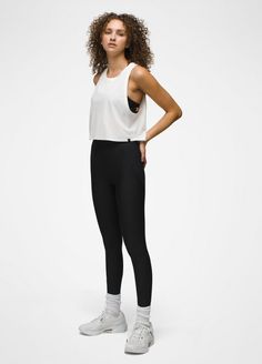 An essential cropped tank made from 100% Regenerative Organic Certified® Cotton. Everyday Cropped Athleisure Tank Top, Cropped Athleisure Tank Top For Everyday, Cropped Athleisure Tank Top, Functional Cropped Tank Top For Workout, Casual Cropped Sports Bra With Light Support, Sporty Cropped Tank Top With Light Support, Compressive Athleisure Crop Top Tank, Cropped Seamless Tank Top For Workout, Sporty Sleeveless Crop Top For Everyday