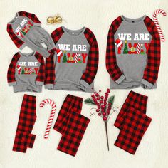 DescriptionDescriptionChristmas "Jesus is the Reason of the Season" Letter Print Patterned Grey Contrast top and Black Red Plaid Pants Family Matching Pajamas Set With Dog Bandana * Please add each size separately to your shopping cart. *Elastic waistband* Material: 85% Cotton, 15% Polyester* Machine wash, tumble dry*ImportedMain Color: AS The Picture showHigh quality and Brand new 100% Main Color: AS The Picture showNew in FashionStyle:Family Pajamas SetMaterial:Organic CottonPlease note that slight color difference should be acceptable due to the light and screen.Please Note: For child's safety, children's sleepwear should be snug-fitting or flame resistant. This garment is flame resistant. Plaid Christmas Pajamas, Christmas Pajamas Matching, Red Plaid Pants, Family Matching Pajamas, Pajamas Matching, Holiday Pjs, Christmas Jammies, Matching Pjs, Contrast Top