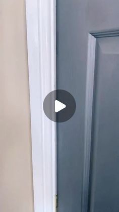 an open door with a video playing on it