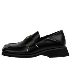 The Futuristic Platform Loafers feature a sleek black design with a high platform sole Material: Vegan LeatherRun small, please review the sizing information Modern Pointed Toe Platform Loafers, Modern Black Platform Loafers, Modern Black Platform Loafers With Lug Sole, Modern Flat Heel Platform Loafers For Office, Modern Platform Loafers For Office With Flat Heel, Modern Flat Platform Loafers For Office, Modern Pointed Toe Platform Loafers For Office, Black Platform Loafers With Lug Sole For Business, Black Platform Loafers With Lug Sole For Formal Occasions