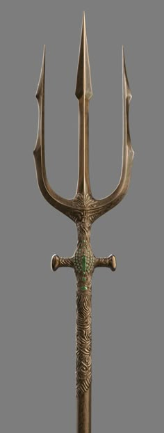 ArtStation - Aquaman - Trident, Aaron Sims Creative Aquaman Trident Tattoo, Trident Aesthetic, Aquaman Wallpaper, Aquaman Trident, Trident Of Poseidon, Art Dc Comics, Trident Tattoo, Poseidon Trident, Chicanas Tattoo