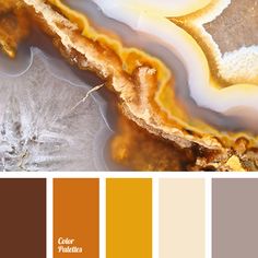 the color palette is brown, yellow and white with an interesting pattern on it's surface