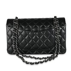 A timeless classic that never goes out of style, the flap bag from Chanel dates back to 1955 and has seen a number of updates. The design was revolutionary for its time, giving its wearers the freedom to carry their everyday must-haves without the cumbersome nature of a larger bag. The bag features the classic leather-entwined chain-link shoulder strap for a distinctive aesthetic. Item #: 139222 MSRP: 10,200 Size: Medium Circa: 2021-2023 Condition: Very Good Includes: Box;Dustbag;Receipt;Care Booklet;Retail Tag Exterior Color: Black Strap Length: 9-17 Made in: France Dimensions: 10 x 6 x 2.5 Exterior Material: Leather Chic Bags With Cc Turnlock Closure And Double Flap, Chic Double Flap Bag With Cc Turnlock Closure, Timeless Double Flap Bag For Everyday Luxury, Timeless Double Flap Bag, Luxury Double Flap Bag, Elegant Double Flap Bag With Dust Bag Included, Elegant Double Flap Bag For Daily Use, Classic Rectangular Flap Bag For Everyday Luxury, Classic Business Flap Bag With Dust Bag