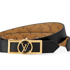 LOUIS VUITTON® - Dauphine 25mm Reversible Belt - Black Louis Vuitton Dauphine, Louis Vuitton Official Website, Designer Belt, Timeless Aesthetic, Designer Belts, Reversible Belt, Nicolas Ghesquiere, Louis Vuitton Official, Belt Black