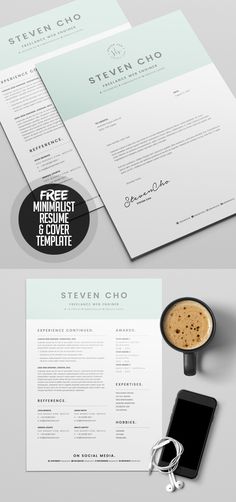 the modern and clean resume template is ready to be used for any type of work