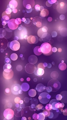 purple and pink blurry background with circles