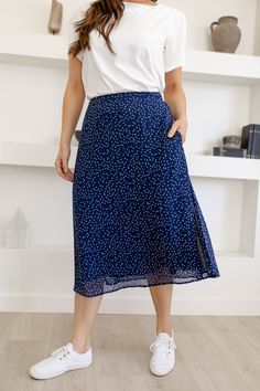 From a day in the office to enjoying an evening out with friends, show your fashion-forward side in the 'Annette' Skirt! This dainty detailed midi skirt is made from lightweight fabric to offer you all-day comfort and style. Pair the 'Annette' with your favorite tops, jackets, or sweaters for stunning look after look! Made Exclusively with you in mind! Self & Lining 100% Polyester Hand Wash Cold Do Not Bleach Hang to Dry Low Iron if Needed Do Not Dry Clean Fully Lined Model Height 5'7" | Wearing Lined Pencil Skirt For Brunch, Lined Knee-length Skirt For Brunch, Knee-length Lined Skirt For Brunch, Relaxed Midi Skirt For Brunch, Relaxed Fit Midi Skirt For Brunch, Summer Midi Length Skirt For Date Night, Relaxed Midi Length Skirt For Brunch, Midi Pleated Skirt For Brunch, Pleated Knee-length Skirt For Brunch