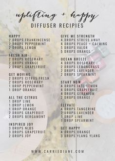 Uplifting Diffuser Blends, Young Living Essential Oil Diffuser, Magia Das Ervas