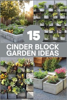 15 cinder block garden ideas that are easy to make