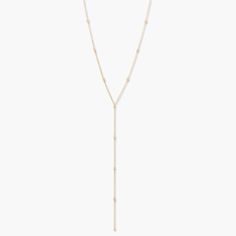 Brielle Vermeil Lariat Timeless Necklace, Gold Lariat Necklace, Modern Jewellery Design, Classy Jewelry, Lariat Necklace, Dream Jewelry, Drop Necklace, Cz Stone, Modern Jewelry