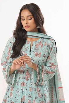 Gul Ahmed Capsule Collection Vol-05 Collection 2024 Product Type: Unstitched SKU: Gul-S-24-CLP-32272 A Printed Lawn Dupatta - 2.5 Meters Printed Lawn Shirt - 1.75 Meters Dyed Trouser - 1.75 Meters More Information Colors: Mint Product Type: 3PC Shirt Fabric: Lawn Dupatta Fabric: Lawn Trouser Fabric: Cambric Our products are 100% authentic quality goods and are sourced directly from the manufacturers. 100% Authentic And Official Brands Free UK Delivery Delivery Within 2-3 Days No Hidden Charges Best Price Guaranteed. NOTE: 1. Color May vary from the image shown because of the lighting used in photography. 2. Unstitched suits include fabric and patches only as mentioned in the description above (not Embellishments e.g. tassels etc). Flat Lay Photography Fashion, Gul Ahmed, Asian Designers, Unstitched Suits, Lawn Shirts, Flat Lay Photography, Lawn Suits, Shalwar Kameez, Asian Outfits