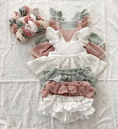 Kids Ruffle Dress, Lace Ruffle Dress, Baby Mode, Criss Cross Dress, Vintage Baby Girl, Baby Fits, Pieces Of Clothing