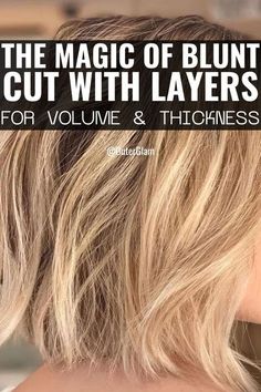 Haircuts That Add Volume Fine Hair, Layers In Short Hair, Layers For Short Hair, Layers For Volume, Volume Haircut, Thick Locks, Fine Flat Hair, Thick Hair Cuts, 2023 Hair