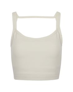 The SARA TOP in BONE by Nylora is a classic tank top made with their signature 4-way stretch rib fabric. Featuring an open back detail and a built-in shelf bra with removable padding, this top offers both style and functionality. Perfect for any active lifestyle, this top provides comfortable support and a flattering fit. DETAILS: Open back detail top Nylora's signature 4-way stretch rib fabric Built-in shelf bra with removable padding 77% Nylon, 23% Spandex Machine wash SIZE & FIT: Fits true to High Stretch Sports Tops With Removable Bra Pads, Athleisure Tops With Removable Bra Pads And Compressive Fit, Compressive Athleisure Tops With Removable Bra Pads, High Stretch Athleisure Tank Top With Adjustable Straps, Athleisure Sports Tops With Removable Bra Pads, Sleeveless Athleisure Crop Top With Removable Bra Pads, Sleeveless Athleisure Crop Top With Removable Pads, Athleisure Tank Top With Removable Bra Pads For Gym, Sports Top With Removable Bra Pads