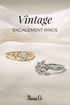 Find the perfect, timeless vintage engagement ring at Shane Co. With the largest selection of unique vintage-inspired designs and handpicked diamonds, sapphires, rubies, and gemstones, you can customize your vintage engagement rings from start to finish. Add personal details like hidden halos and engravings to make it extra special. Our free lifetime warranty is always included, and even covers your center stone. Antique Style Engagement Rings, Preppy Jewelry, Vintage Inspired Rings, Cute Engagement Rings, Fancy Things, Future Engagement Rings, Rings Unique, Front Porch Decorating, Daily Jewelry