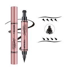 PRICES MAY VARY. Multifunctional Dual Head Design - this eyeliner has a thin, waterproof pen for perfect lines and a stamp for adding some extra flair to your eyes. If you opt for the 3-piece set, you'll get a wing eyeliner stamp, star eyeliner stamp, and heart eyeliner stamp. Stay All Day - long-lasting, waterproof, smudge-proof formula. The eyeliner liquid uses top-quality ink and dries in minutes with no cracks. It will keep you looking perfect all day without needing to re-touch up. Easy to Heart Eyeliner, Cat Eye Stencil, Star Eyeliner, Easy Cat Eye, Eye Stencil, Wing Eyeliner, Eyeliner Stamp, Felt Tip Eyeliner, Winged Eyeliner Stamp