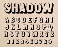 block letter designs Block Letter Shadow, Letter Shadowing Alphabet, Calligraphy Alphabet Shadow, Shadow Writing Font, Shadow Lettering Alphabet, Font Ideas Handwritten, Drop Shadow Lettering, Shadow Calligraphy, Font Alphabet Aesthetic