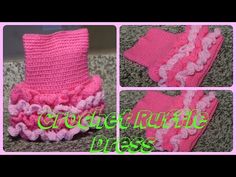 there is a pink crocheted hat and diaper cover on this page,