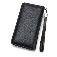 Main Material: Genuine Leather Genuine Leather Type: Cow Leather Item Length: 10.5 cm Item Type: Wallet Model Number: W8226-1 Item Height: 19.8 cm Material Composition: Cowhide Closure Type: zipper Wallet Length: Long Wallets: Organizer Wallets Pattern Type: Solid Item Width: 2.7 cm Decoration: NONE Gender: Men Item Weight: 0.3 kg Style: Fashion Lining Material: Polyester Color: Black, coffee Usage: Long Clutch Wallet/ Organizer/ Coin Purse Wallet Function: RFID Black Leather Wallet With Zipper Pocket, Business Wallets With Zipper Closure, Rectangular Shape, Business Wallets With Zipper Closure, Business Wallets With Zipper Closure In Rectangular Shape, Rectangular Business Wallets With Zipper Closure, Black Leather Clutch With Zipper Closure, Black Rectangular Wallet With Zipper Closure, Black Leather Wallets With Zipper Closure, Black Bifold Wallet With Zipper Pocket