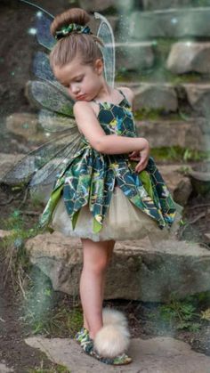 Diy Karneval, Tinkerbell Dress, Costume Carnaval, Pixie Skirt, Fairy Birthday, Fairy Costume, Baby Costumes, Diy Costumes, Baby Sewing