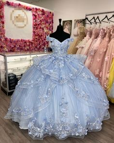 Sweet Fifteen Dresses, Qinsenara Dresses Blue, Louis Blue Dress, 15 Quinceanera Dresses Blue, Xv Dresses Blue Cinderella, Big Blue Quinceanera Dresses, Cinderella Dress Sweet 16, Quncie Dresses Light Blue, Blue Qinsenara Dresses