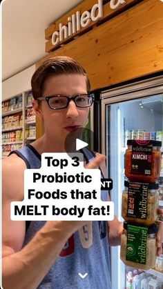 1.5K views · 269 reactions | 3 Probiotic Foods That Melt Body Fat Without Counting Calories. 🛍️ Grocery shopping for weight loss? These top 3 probiotic foods are perfect for melting body fat without restricting calories! Sauerkraut helps regulate blood sugar levels, while kefir & kimchi aid digestion. Add them to your diet for a healthier gut & trimmer waistline. #AbramsKMTP #grocerystore #topoptions #meltbodyfat #crumblecalories #probioticfoods #sauerkraut #bloodsugar #fullfeeling | Abram Anderson | Abram Anderson · Original audio Healthy Website, Walk Exercise, Exercise Video, Eating Light, Probiotic Foods, Healthy Wealthy, Counting Calories, Regulate Blood Sugar, Lose 10 Pounds