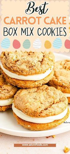 These Carrot Cake Box Mix Cookies are the perfect treat! 🍰✨ Made with a simple cake mix, these cookies are soft, chewy, and loaded with all the cozy flavors of carrot cake. 🥕 Whether you’re a fan of Carrot Cake Bars, Hummingbird Cakes, or Carrot Cookies, this easy recipe will become your new favorite! Perfect for holidays, parties, or a quick dessert fix. 🧁💛 ​ ​#CarrotCakeCookies #EasterDesserts ##CookieLovers #CarrotCakeDesserts🥕✨