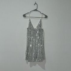 Size Small Buddy Love Sequin Mini Dress Perfect For New Year’s Eve Or A Night Out! Sparkly Reception Dress Brides, Silver Spaghetti Strap Dress For Spring, Silver Spaghetti Straps Dress For Spring, Silver Spring Dress With Spaghetti Straps, Silver Spaghetti Strap Spring Dress, Sequin Dresses, Silver Sparkling Mini Dress For Date Night, Silver Sequined Mini Dress For Date Night, Sequin Mini Dress For Date Night, Party-ready