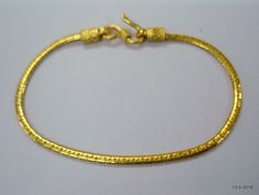 "ethnic sterling silver gold vermeil gold gilded bracelet from rajasthan india. great handmade design, good for jewelry collection. Length - 19 cm (7.5\") chain width - 2.7 mm weight - 7.5 grams Material - sterling silver gold plate on top." Ceremonial 22k Yellow Gold Bracelet, Formal 22k Gold Temple Jewelry Bracelet, 22k Gold Ceremonial Temple Jewelry Bracelet, Handmade 22k Gold Bracelet, 22k Gold Temple Jewelry Bracelet For Ceremonial Occasions, Traditional Yellow Gold Chain Bracelet For Formal Occasions, Traditional Yellow Gold Chain Bracelet For Formal Events, Gold Metal Temple Jewelry Bracelets, Gold Metal Temple Jewelry Bracelet