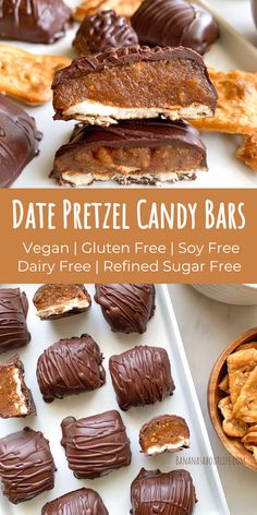 healthy candy bars with dates Bars With Dates, Date Candy, Pretzel Candy, Date Caramel, Healthy Candy, Lost 100 Pounds, Healthy Sweet Treats, Healthy Sweets Recipes, Candy Bars