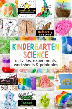 children's science activities, worksheets and printables for the classroom