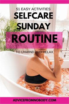 51 Self-Care Sunday Ideas To Reset Your Mind, Body & Soul Soothing Bath Soak, Reset Your Mind, Diy Self Care